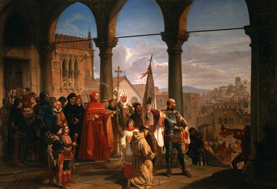 Die Widmung von Triest an Österreich von Cesare Felix dell Acqua